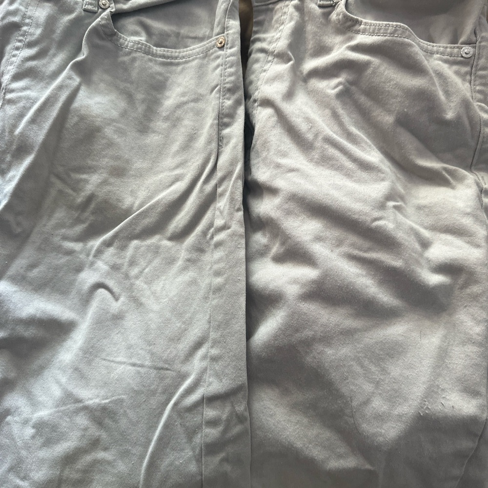 H&M Light Gray Relaxed Fit Pants